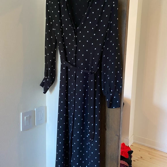 Babaton Size 2 Polka Dot Dress - Picture 3 of 3